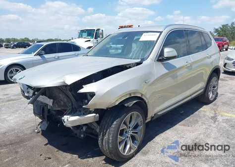 2017 BMW X3 xDrive28I z USA, uszkodzony, nr VIN 5UXWX9C32H0W75875